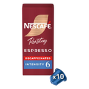 Nescafé Roastery espresso light decafe capsules