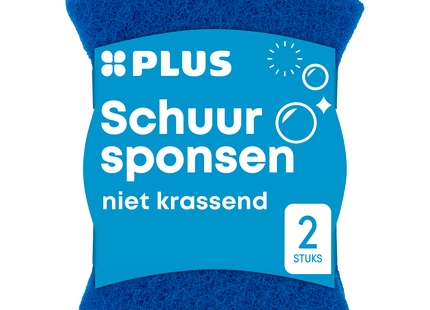 Non-scratching scouring pads