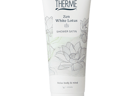 Therme Zen white lotus shower satin