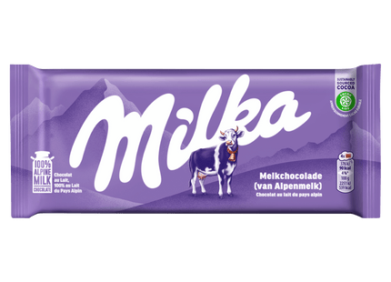 Milka Chocoladereep Alpenmelk