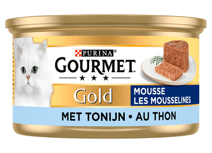 Gourmet Gold mousse kattenvoer nat met tonijn