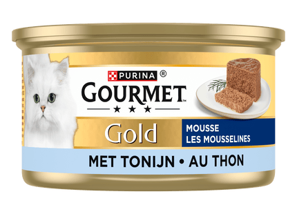 Gourmet Gold mousse wet cat food with tuna