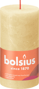 Bolsius Rustiek stompkaars 130/68 Oat Beige