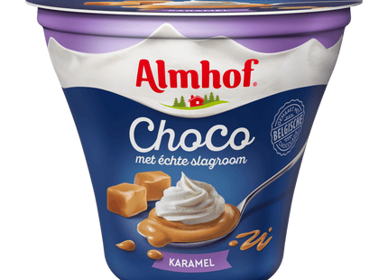 Almhof Choco met slagroom karamel  Dutchshopper