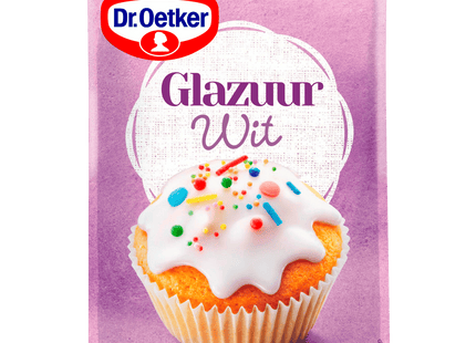 Dr. Oetker Glazuur wit taart versiering