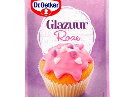 Dr. Oetker roze glazuur