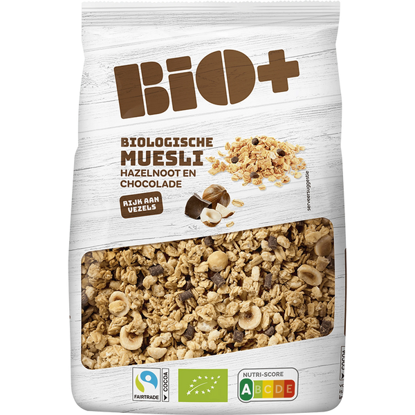 BIO+ Krokante muesli chocolade