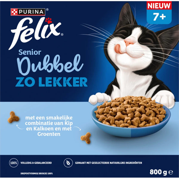 Felix Doppelt so lecker Senior Huhn und Pute