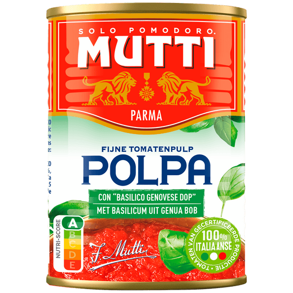 Mutti Tomatenstücke mit Basilikum
