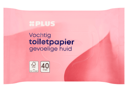 Vochtig toiletpapier sensitive