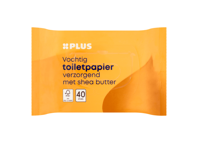 Vochtig toiletpapier shea butter