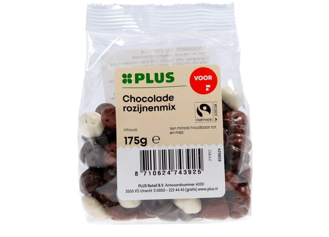 Chocolade rozijnenmix