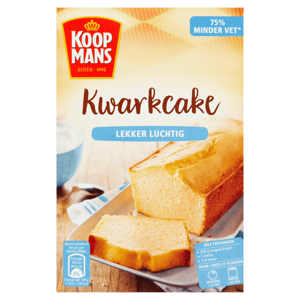 Koopmans Quarkkuchen Backmischung