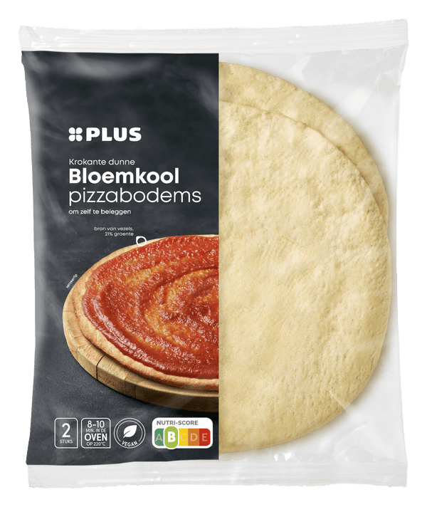 Blumenkohl-Pizzaboden
