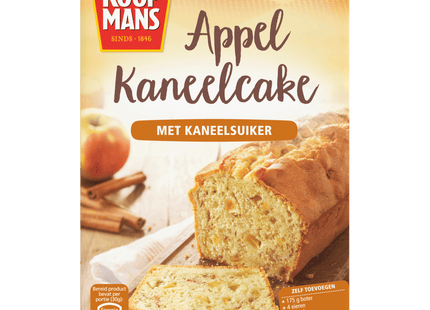 Koopmans Apple cinnamon cake baking mix