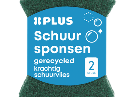 Gerecyclede schuursponsen krassend