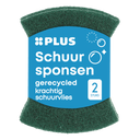 Recycled scouring sponges scratching