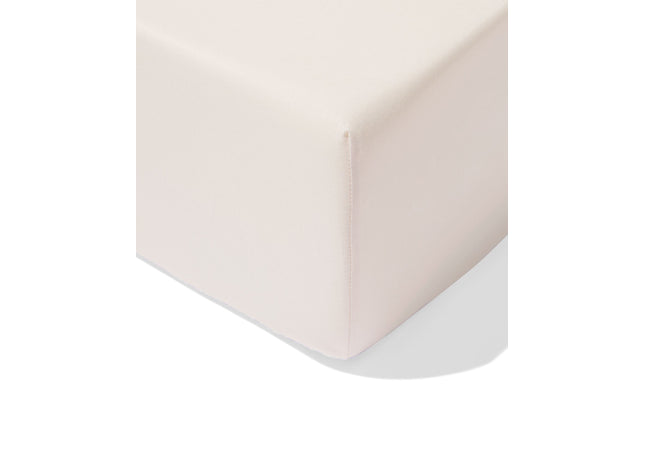 hoeslaken 160x200cm zacht katoen beige