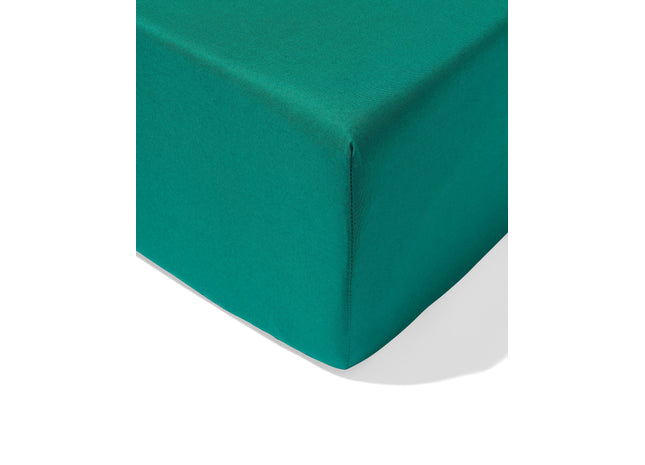 hoeslaken 160x200cm zacht katoen donkergroen