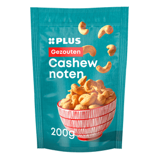 Cashewnoten gezouten