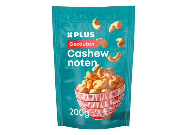 Cashewnoten gezouten