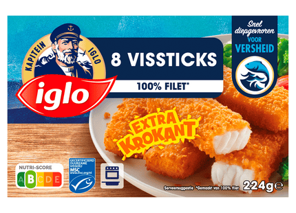 Iglo Vissticks 8 stuks