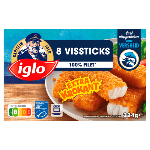 Iglo Vissticks 8 stuks