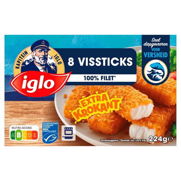 Iglo Fish Fingers 8 pieces