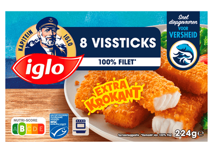 Igloo Fish Sticks 8 pieces