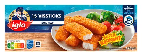 Iglo Vissticks 15 stuks