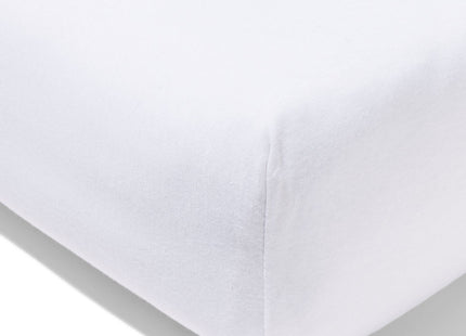 toddler fitted sheet jersey 70x150 white