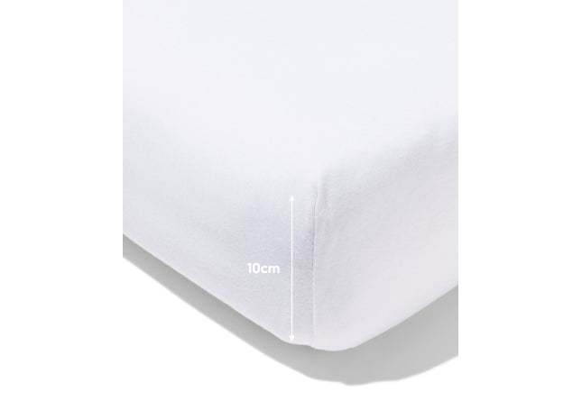 hoeslaken 70x150cm jersey wit