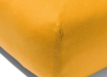 toddler fitted sheet jersey 70x150 ocher yellow