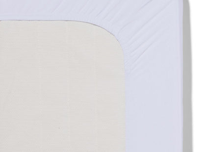 box spring fitted sheet jersey 90x200 white