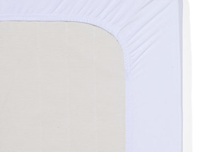 fitted sheet percale 200x200 white