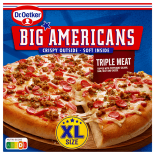 Dr. Oetker Big Americans XL pizza triple meat