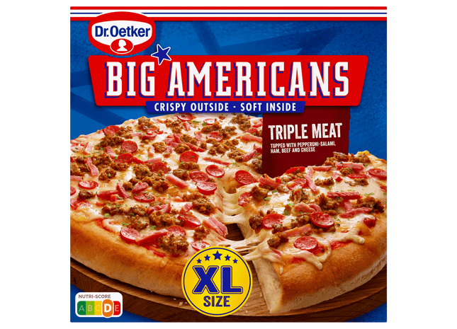 Dr. Oetker Big Americans XL pizza triple meat