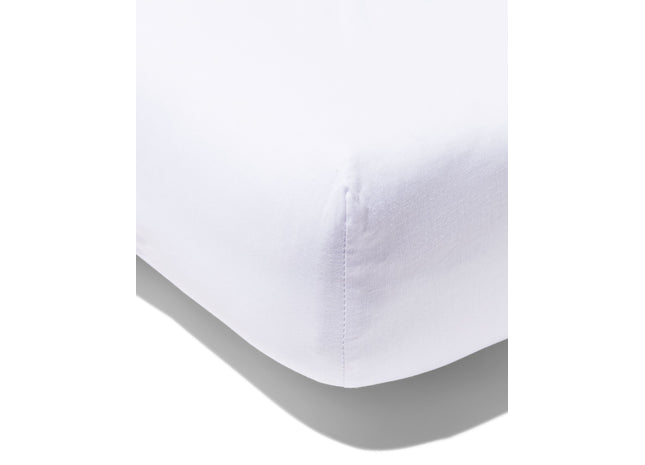 hoeslaken 140x200cm katoen wit