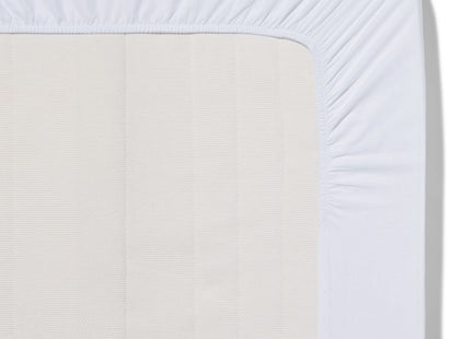 fitted sheet cotton 140x200 white