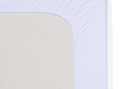 fitted sheet jersey 90x200 white