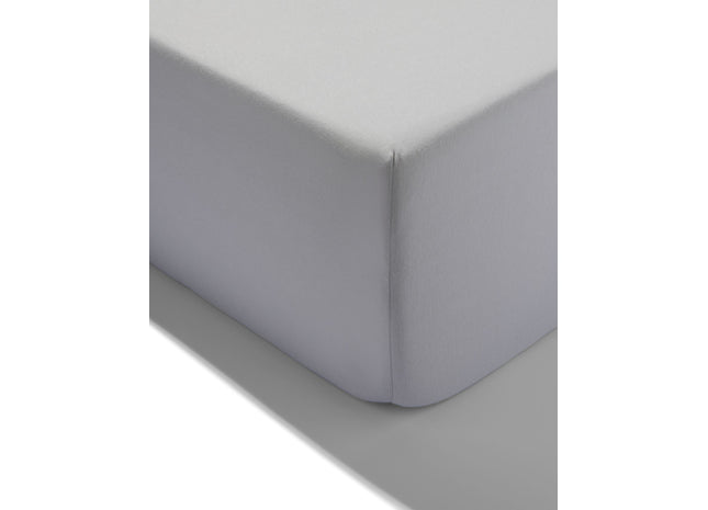 hoeslaken 140x200cm jersey donkergrijs