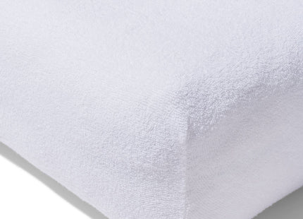 fitted sheet terry cloth 90x200 white