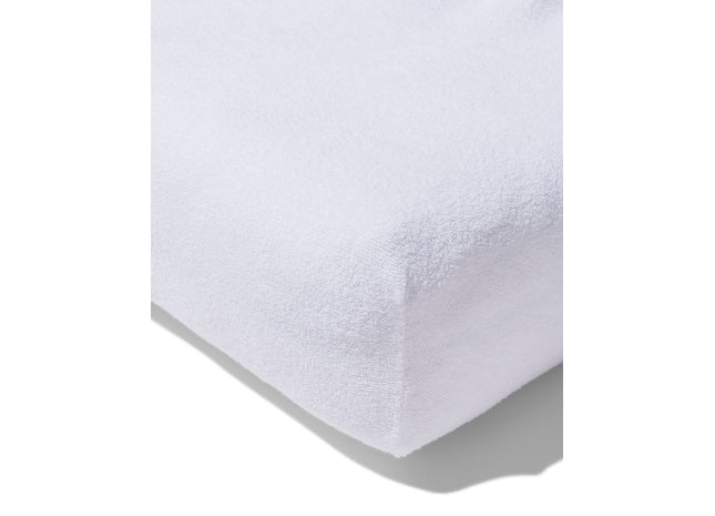 hoeslaken 140x200cm badstof wit