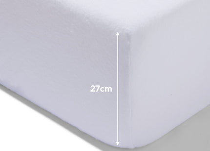 fitted sheet molton stretch 90x220