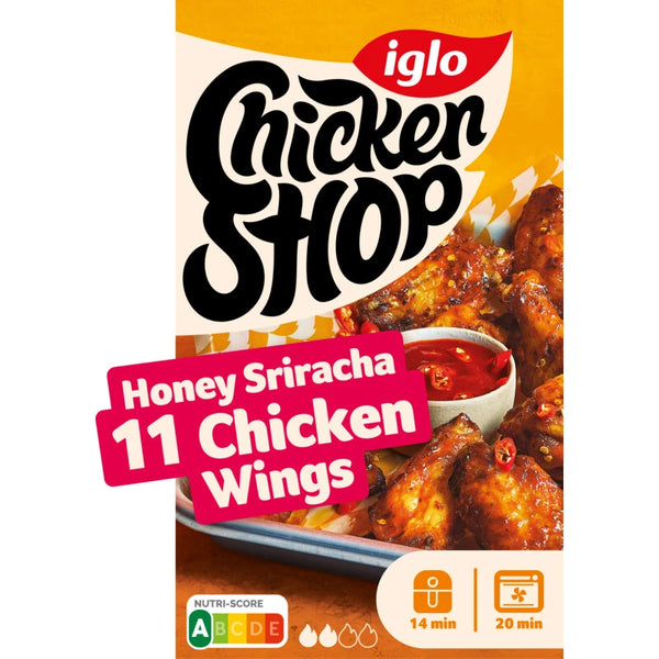 Iglo Chicken Shop Honig-Sriracha-Wings