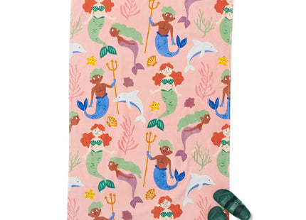 children's beach towel 80x140 mermaid