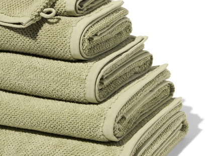 towels second chance recycled cotton light green