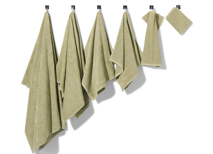 towels second chance recycled cotton light green