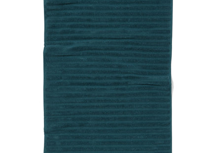 bath mat ribbed deep green 50x85