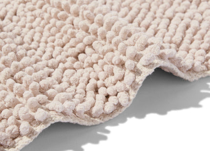 bath mat 60x120 chenille beige